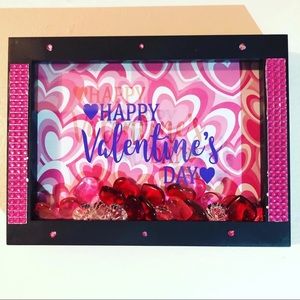 Beautiful Romantic Shadow Box with Bling Valentine